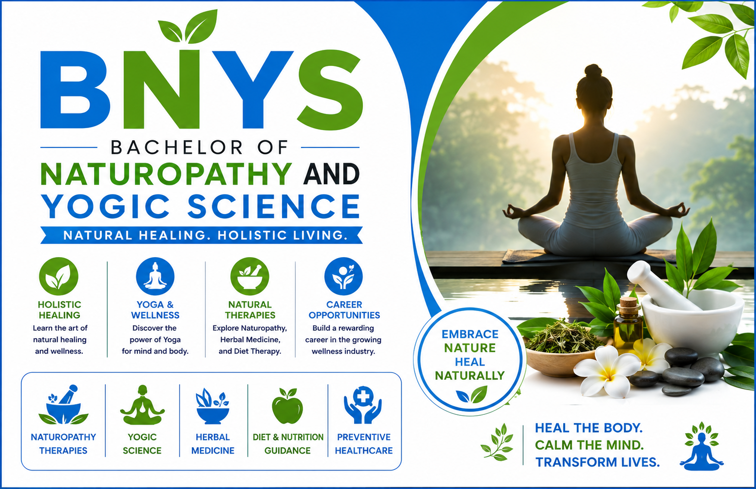 Bachelor of Naturopathy and Yogic Science (BNYS)
